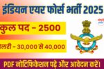 Air Force Agniveer Vacancy 2025